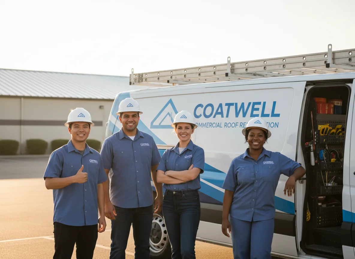 Commercial roof coating company in Junior, WV